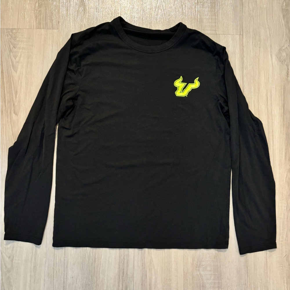 Lulu x USF Black Long Sleeve Shirt with Slime Bulls Logo